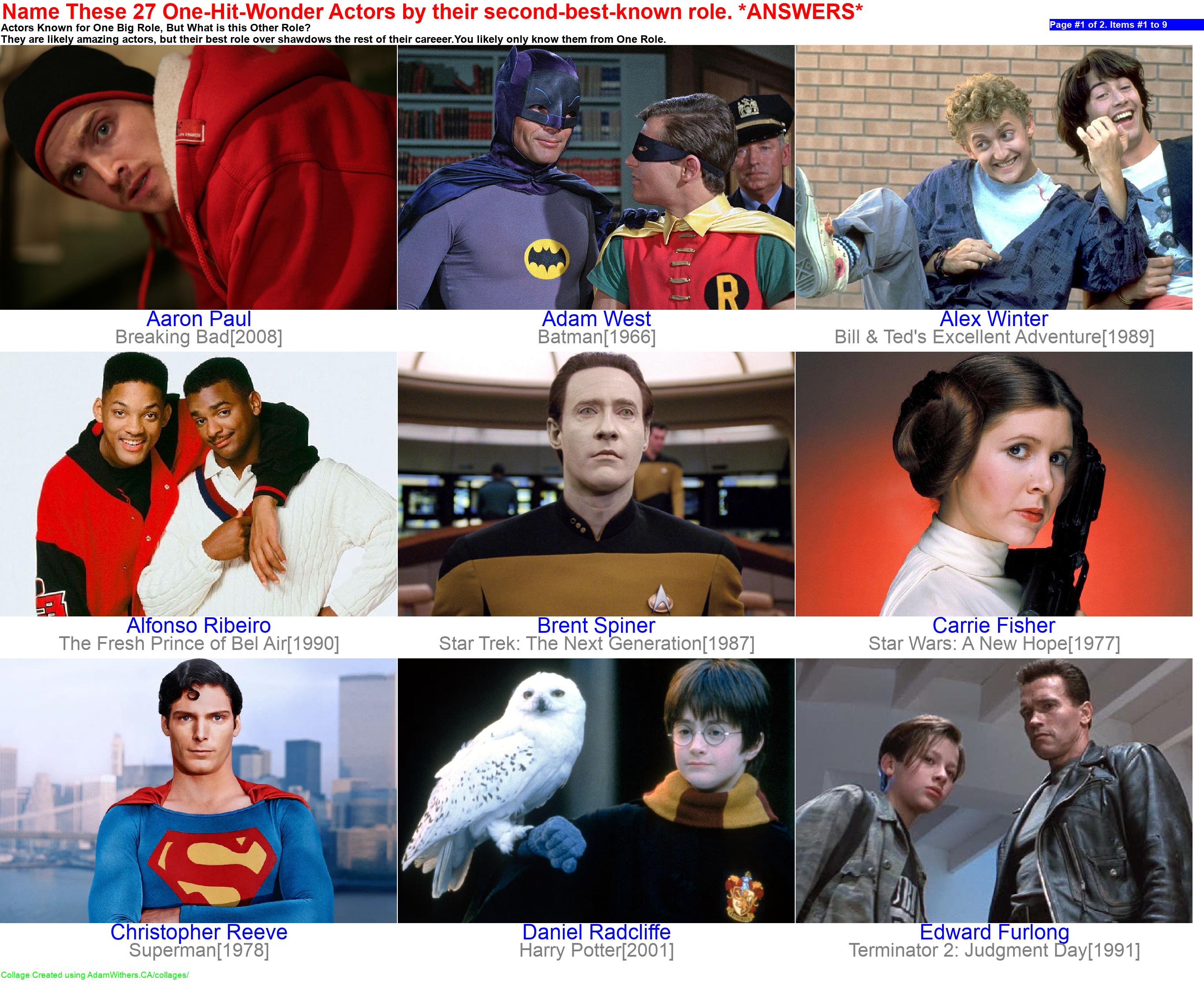 CollageA: guessOneHitWonders Page 1